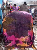 Colcha tye dye mariposas color arcoiris - Tienda de Ropa Hippie