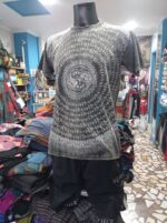 Camiseta ying yang color gris - Tienda de Ropa Hippie